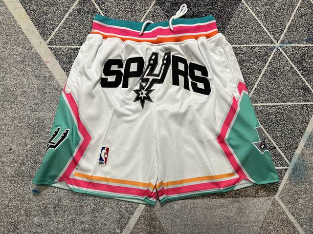 款号K92 顶级刺绣版本 Just Don Nba Toronto Raptors Team Shorts 贾斯顿 Nba 神安东尼奥马刺队 邓肯 文班亚马同款