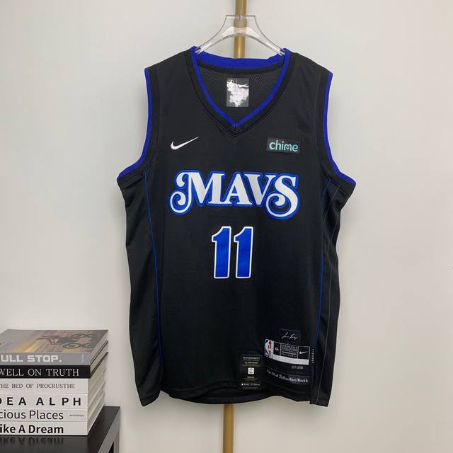款号:S11 顶级刺绣版本 带赞助标 Nba独行侠队23-24赛季11号.凯里欧文城市版球衣 Sw球迷版 官网同步上新 新款选定各路大神上身同款 刺绣背心 字母