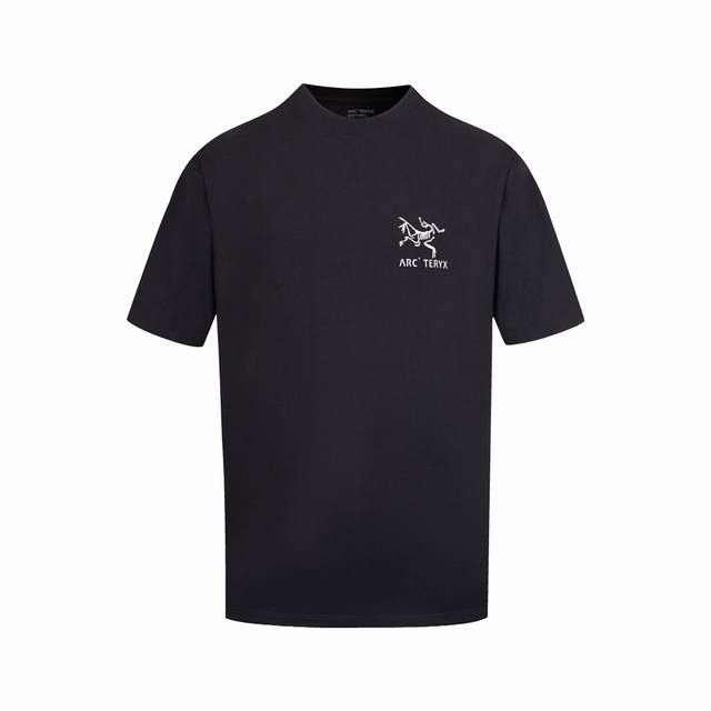 款号Ys77 Arc’Teryx 始祖鸟 Logo印花圆领短袖T恤 -购入原版开模打造，定制侧标，下摆双窄针平车，细节决定成败 Os落肩版型 无性别区分 -面料