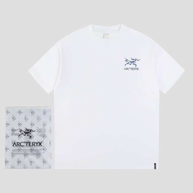款号Ys56 始祖鸟Ayc Teryx 2025Fw短袖T恤 小鸟字母Logo印花 高端32S双纱280克面料 重磅面料 定制拉架罗纹同缸同染 三标齐全 男女同