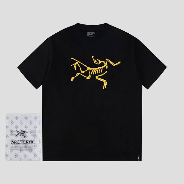 款号Ys53 Ayc Teryx Palace 联名 Fw短袖T恤 Ayc Teryx Palace 联名印花 高端32S双纱250克面料 重磅面料 定制拉架罗