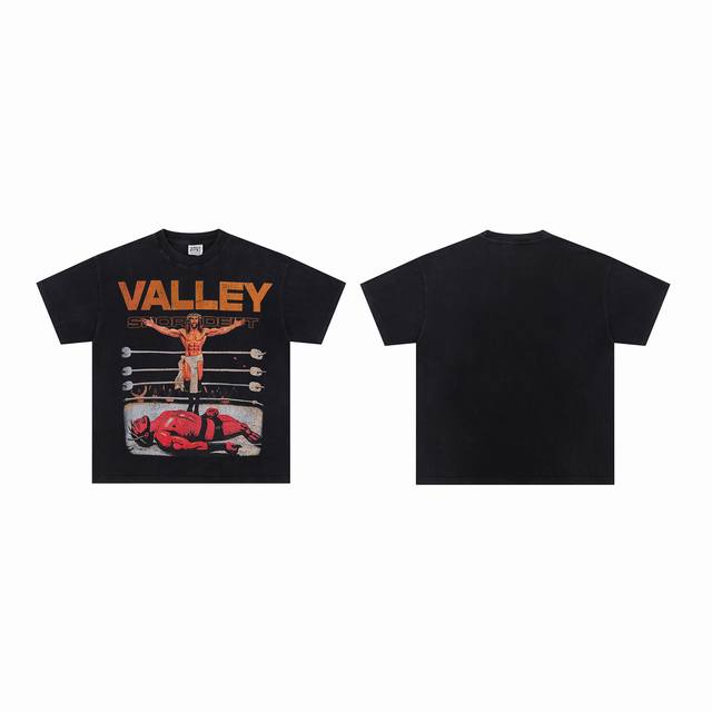 V507# Vale Forever Valley Sport Dept Tee洗水做旧高品质T恤短袖 Vale是当前美国最流行的年轻街头潮牌，以其对美国传统风