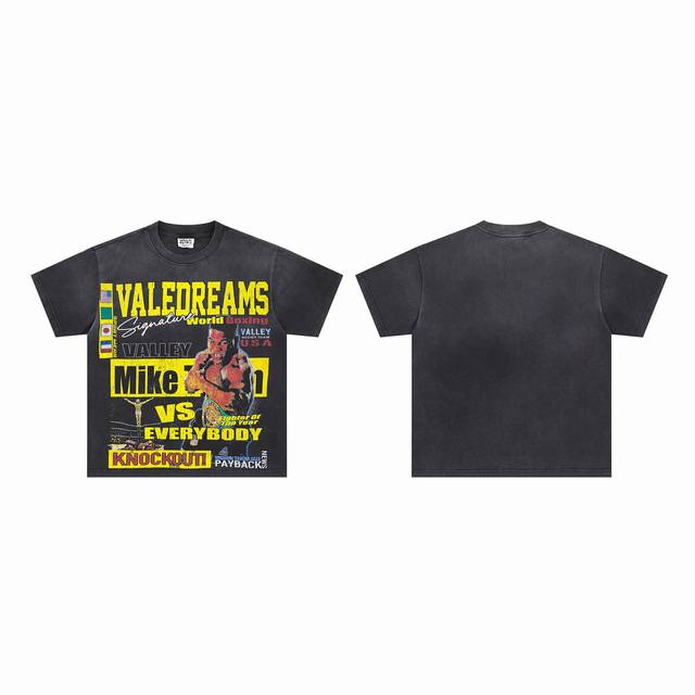 V505# Vale Forever Iron Mike Tee短袖T恤 Vale是当前美国最流行的年轻街头潮牌，以其对美国传统风格和街头服饰的创新诠释而闻名，