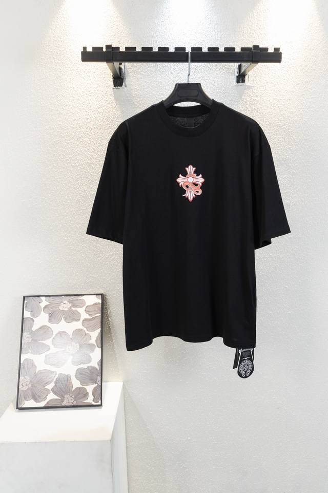 款号K736 Chrome Hearte 克罗心Ch 25Ss迈阿密限定梵文龙年限定印花T恤短袖 轻奢主义男女日常通勤穿搭必备单品正确版本欢迎对比详细特征 28