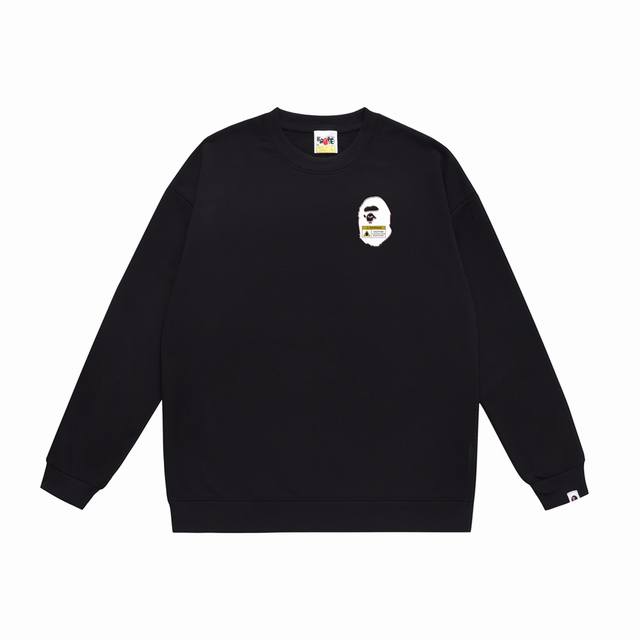 款号Sc331#毛圈 加绒90 顶级版本 Bape General Splay迷彩猿人字母大将军双面印花圆领卫衣 采用350克大毛圈 落肩大版型 面料 质感柔软