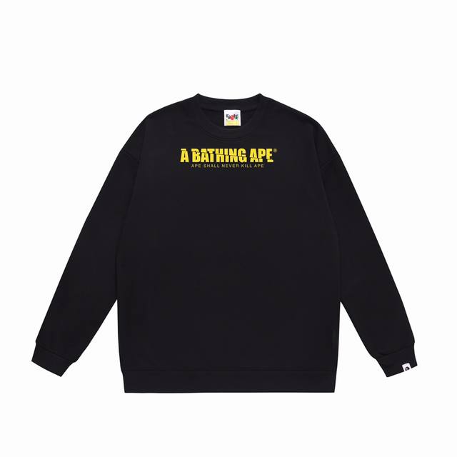 款号Sc334#毛圈 加绒90 顶级版本 Bape 富士山猿人和服女人双面印花圆领卫衣 采用350克大毛圈 落肩大版型 面料 质感柔软不起球 进口环保印花胶浆