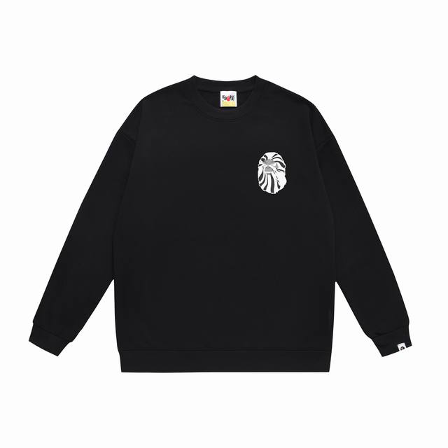 款号Sc350# 顶级版本 Bape 猿人头字母印花短袖T恤后背大猿人头 采用350克大毛圈 落肩大版型 面料 质感柔软不起球 进口环保印花胶浆 图案鲜明立体