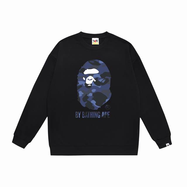 款号Sc345# 顶级版本 Bape 迷彩大猿人头字母印花短袖T恤 采用350克大毛圈 落肩大版型 面料 质感柔软不起球 进口环保印花胶浆 图案鲜明立体 品质男