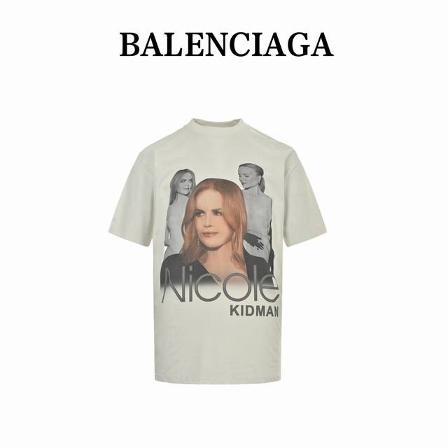 Balenciaga 巴黎世家 25Ss 人像印花短袖 Size:S-Xl