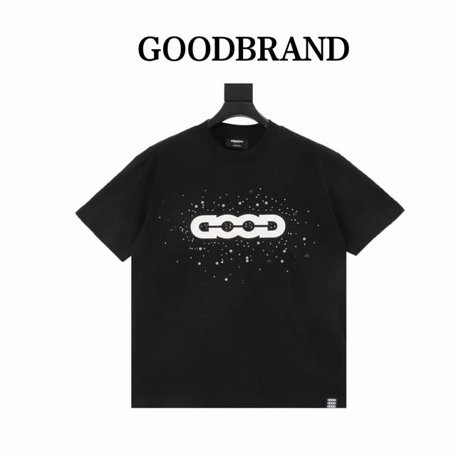 Goodbrand 假日缤纷糖果宝石轻奢时尚高级感印花短袖T恤 男女同款 颜色：黑色 白色 尺码：S-Xl