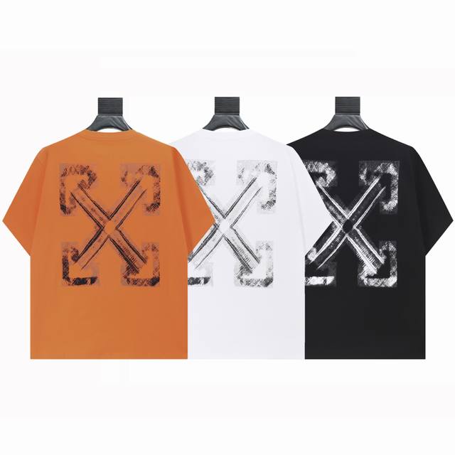 1316- 黑色 白色 橘色 S M L Xl Off White这三款T恤，印花设计杀疯了！ Ow这次又放大招啦！作为潮牌界的扛把子，它家在设计上永远不会让人