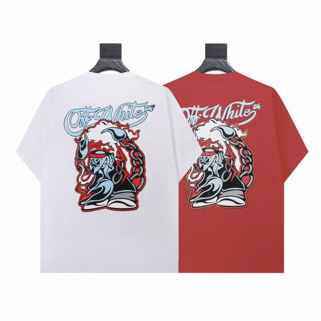 1323- 白色 红色 S M L Xl Off-White蛇年联名款｜ 最炸限定短袖开箱！ 姐妹们！Off-White这次真的放大招了 为了庆祝中国农历蛇年特