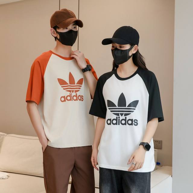 专柜质量 稳定货足 主推 品牌 : 三叶草 款号 : 2556短T 尺码 : S-2Xl 颜色 : 图片色 面料 : 纯棉， 即转即卖 ，做工精细无线头,休闲运