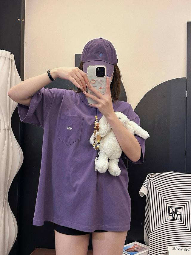 9939 Tnf Purplelabel紫标7Ozpockettee口袋刺绣 桶织 原版圆筒版型 –短袖！一件一件织出来的圆筒T！ 紫标永远的经典款超实穿单品刺