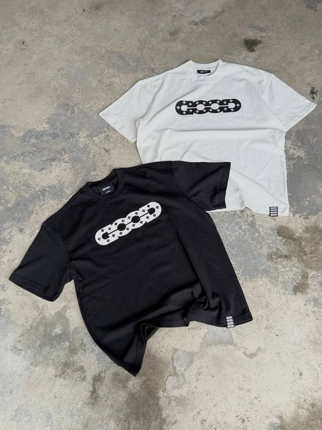 9919 Good硅胶烫钻短袖，公司级代工厂P出品，大身1比1.%，由于代工厂P管控原因，不提供吊牌，得物平替产品，你懂的！！在乎吊牌的请移步得物同品，， 尺码