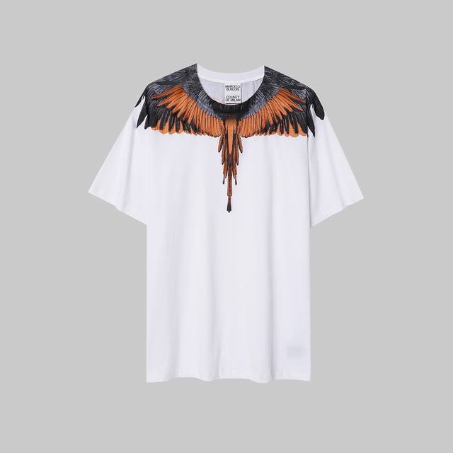 马塞洛布隆 Mb宇宙最强版本 金粉黑金翅膀 纯棉T恤 码数：S M L Xl Xxl