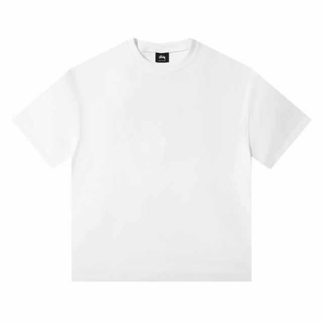 款号S195 Stussy Fw24 圆圈印花字母 白色 黑色 Smlxl 尺码