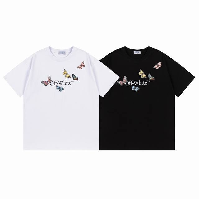 9060# ，Off White新款宽松版短袖T恤 尺码：S M L Xl 颜色：黑色 白色