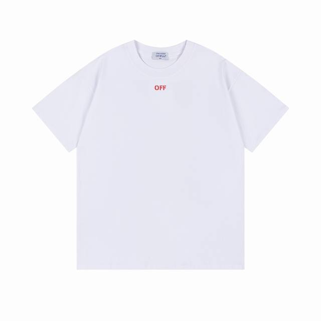 9024# ，Off White新款宽松版短袖T恤 尺码：S M L Xl 颜色：白色