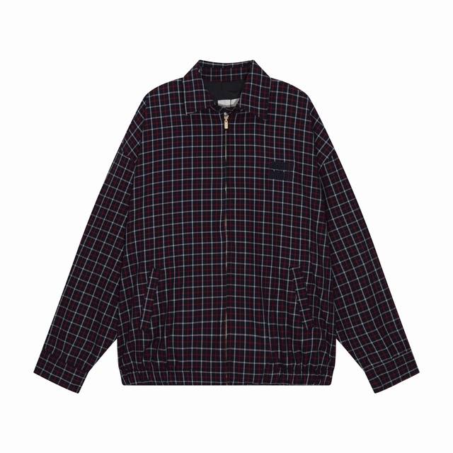 24秋冬上新 Miumiu 24Fw 红色格纹夹克！Zp33030购入制作！2个多月的制作时间！现货到仓！独立定做的一模一样的羊毛格纹面料，面料差不多花费了1个