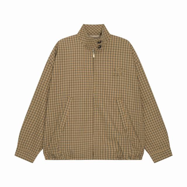 24秋冬上新 Miumiu 24Fw 格纹夹克！Zp228500购入制作！2个多月的制作时间！现货到仓！独立定织的一模一样的纯棉格纹面料，面料差不多花费了1个月