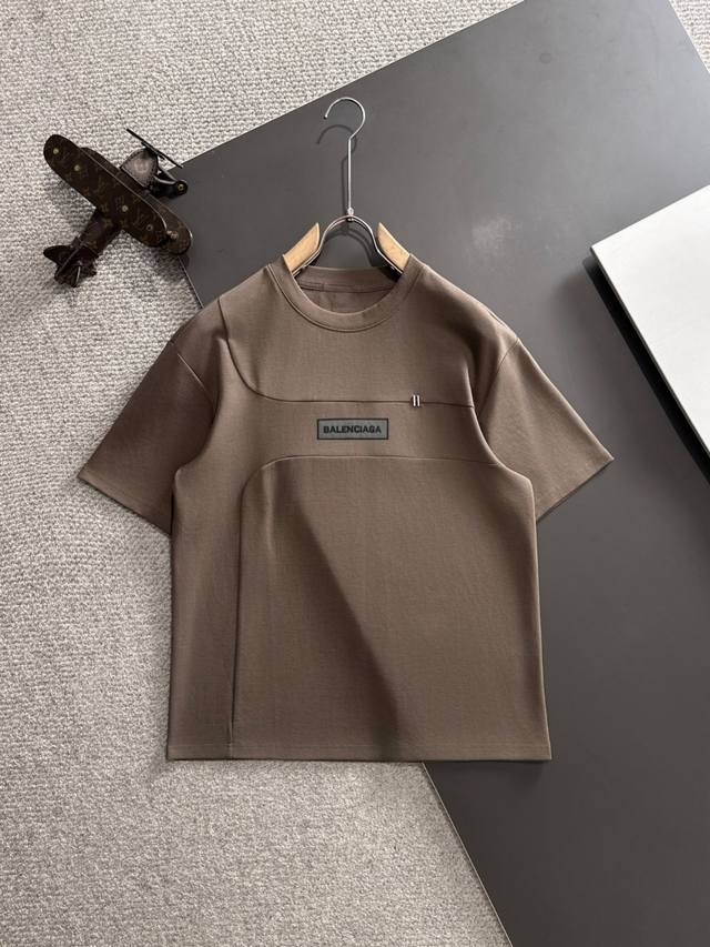 隔天出货 高版本 Balenciaga 巴黎世家 25Ss春夏新款高定T恤 意大利进口机器制造 真正做到顶奢高品质 闭眼入的款 精梳重磅的面料 高强度高克重面料