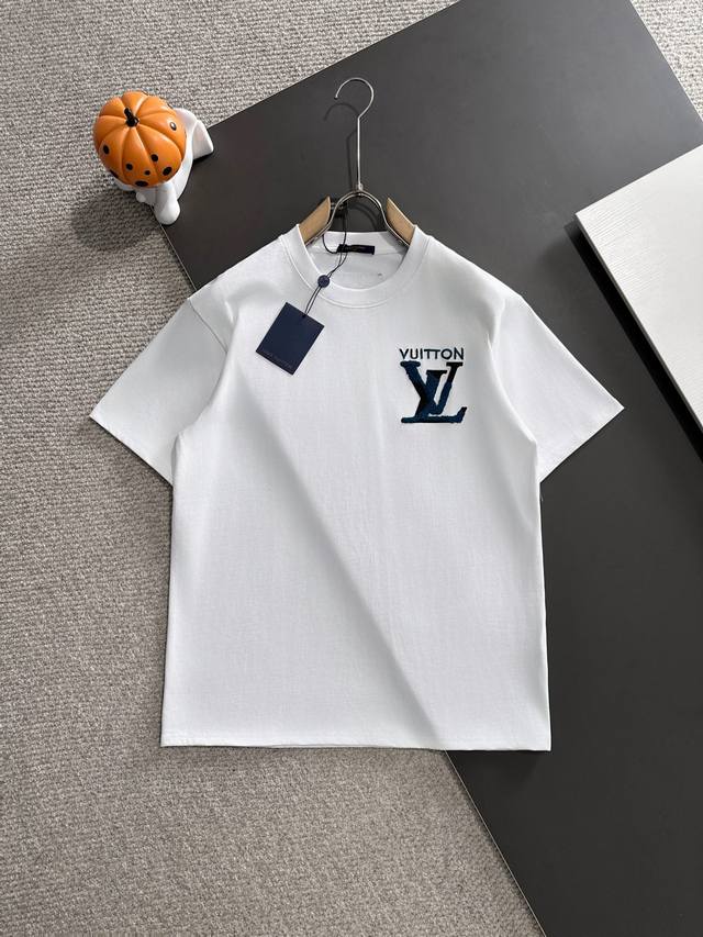 Louis Vuitton* 2025春夏款上新 原高版本 驴家Lv 面料采用280克高密度纯棉 不变形 不缩水 工艺介绍：双线走位 采用进口绣花机毛巾绣＋特种