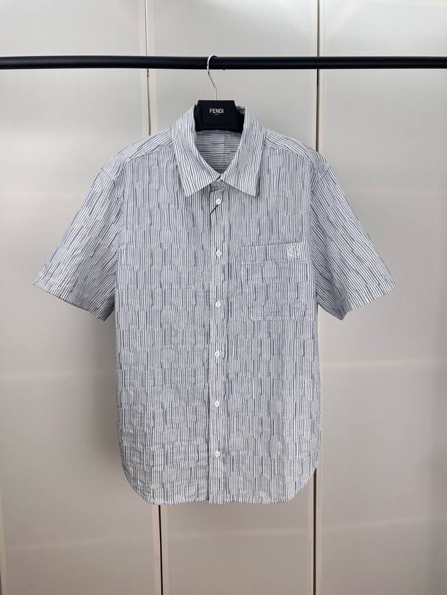 Loewe罗意威波浪条纹短袖衬衫 S M L Xl
