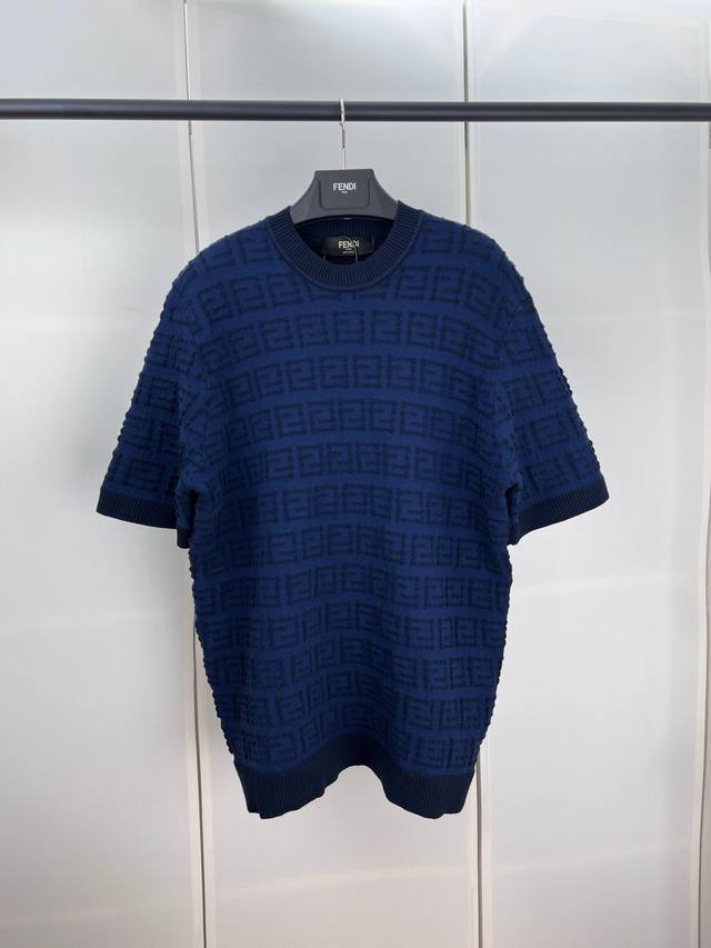 Fendi芬迪提花针织短袖 S M L Xl