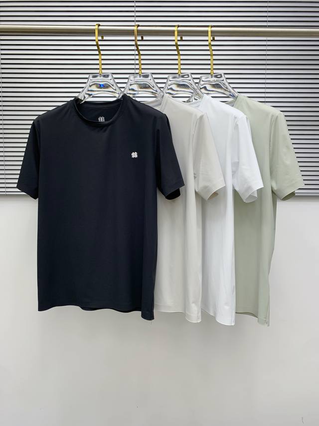 可隆Kolon Sport 官网同款功能性面料 具有防紫外线速干吸汗轻弹无痕 短袖T恤 颜色：白色 黑色 绿色 杏色 码数：S～2Xl