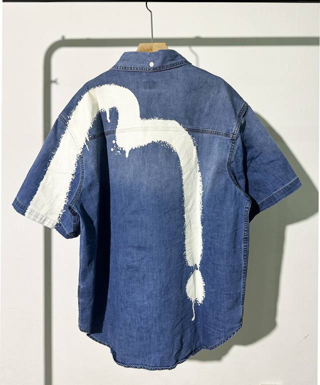 水洗不规则大M短袖衬衫 尺码 S M L Xl Xxl 尺寸