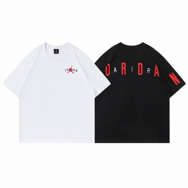 320#Aj飞人短袖 黑色 白色 M-Xxl
