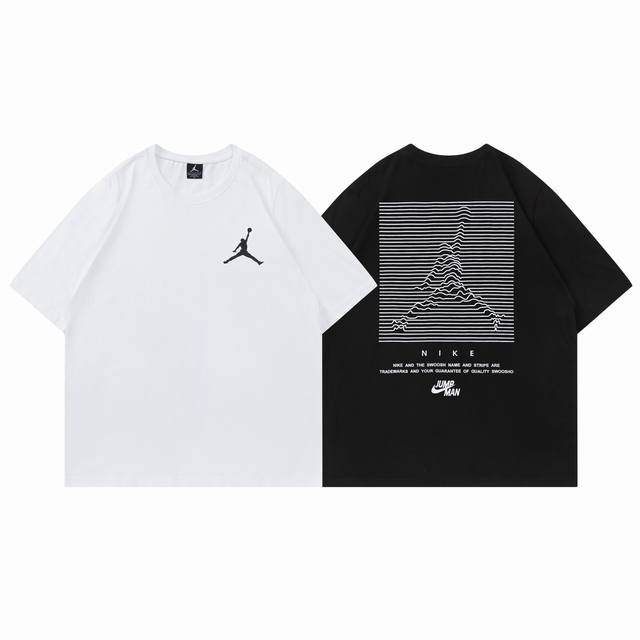 315#Aj飞人短袖 黑色 白色 M-Xxl