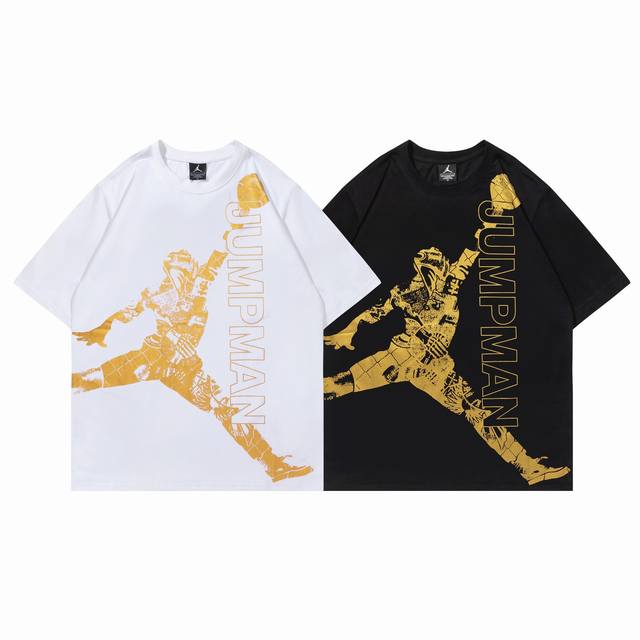 250#乔丹短袖 黑色 白色 M-Xxl