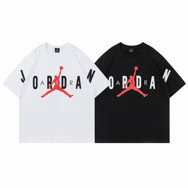 312#Aj飞人短袖 黑色 白色 M-Xxl