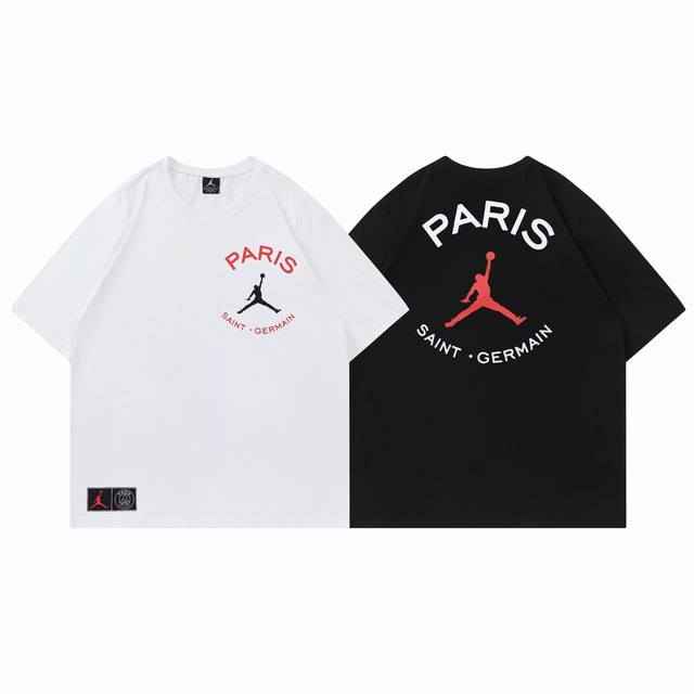 316#Aj飞人短袖 黑色 白色 M-Xxl