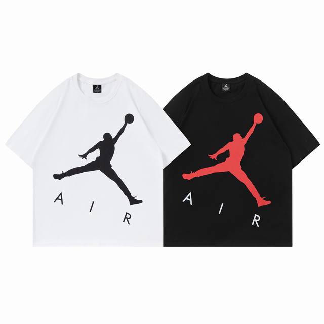 309#Aj飞人短袖 黑色 白色 M-Xxl