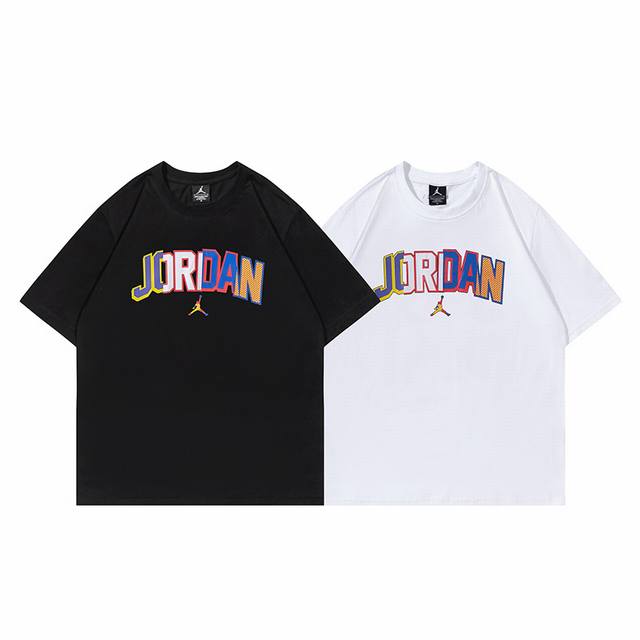 290#乔丹短袖 黑色 白色 M-Xxl