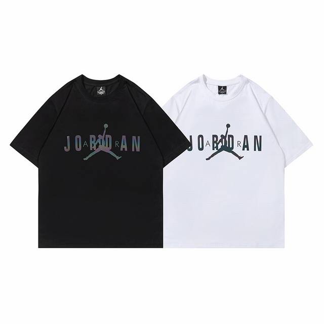 283#乔丹短袖 黑色 白色 M-Xxl