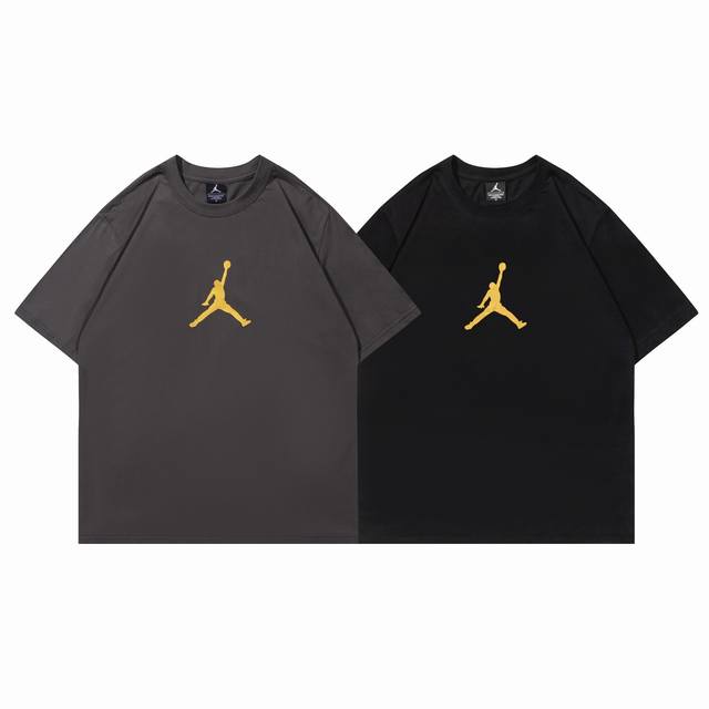 221#乔丹短袖 黑色 灰色 M-Xxl