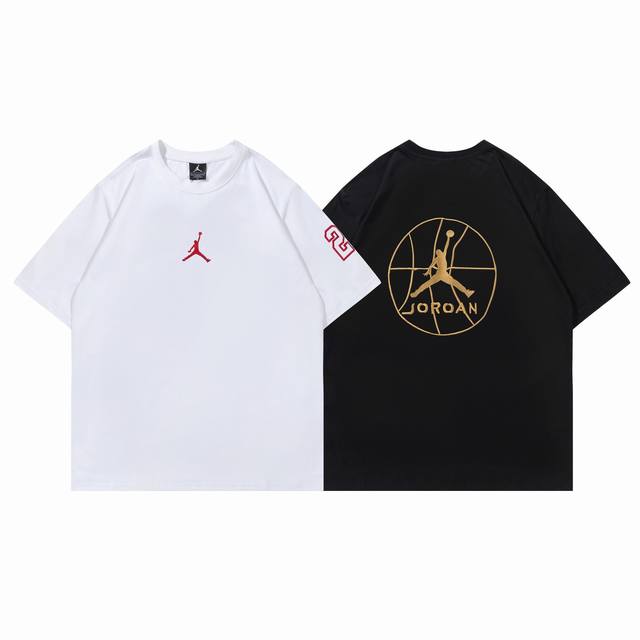 212#乔丹短袖 黑色 白色 M-Xxl