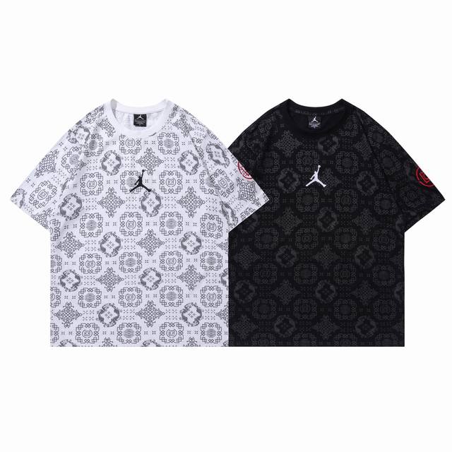 210#乔丹短袖 黑色 白色 M-Xxl