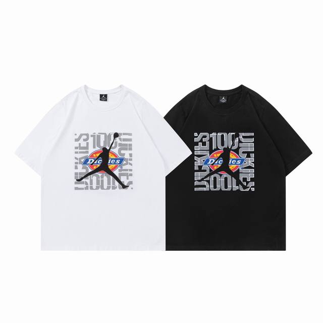 328#Aj飞人短袖 黑色 白色 M-Xxl