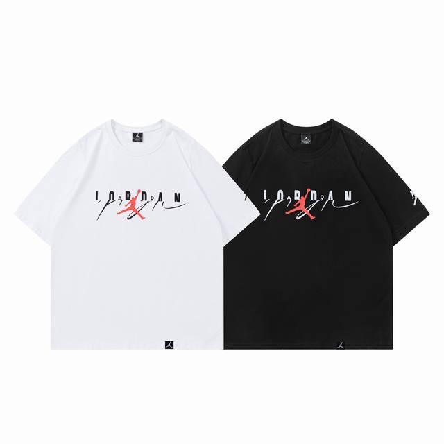 332#Aj飞人短袖 黑色 白色 M-Xxl