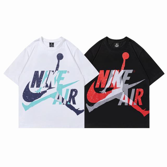 205#乔丹短袖 黑色 白色 M-Xxl