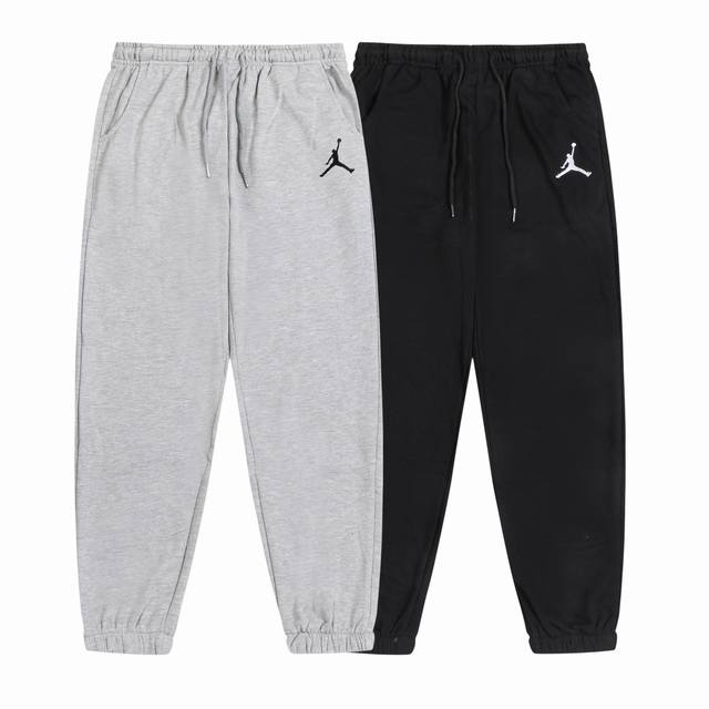 303＃Aj飞人毛圈卫裤 黑 灰 M-Xxl