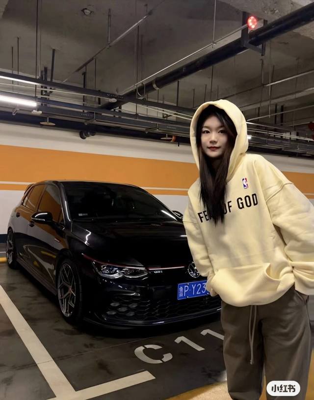 加绒 Fog-803# Fear Of Gog Fog三方联名刺绣卫衣 杏色，卡其色 S-Xl