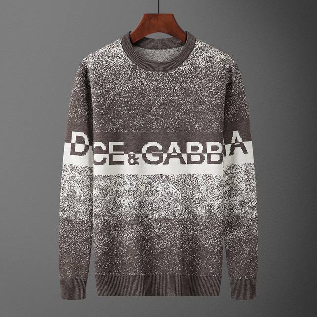 Dolcegabbana，毛衣，款号M2198#，码数:M-Xxxl，面料: 莫代尔.抗起球，颜色:灰色