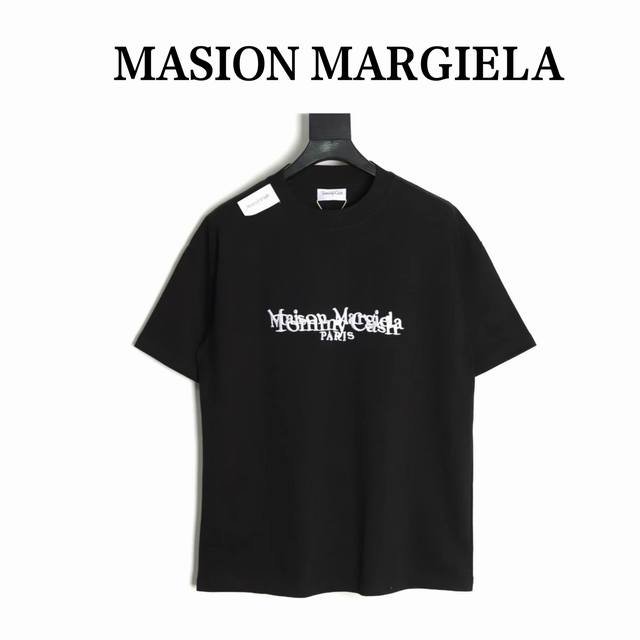 Maison Margiela X Tommy Cash 25Ss 马吉拉联名短袖T恤 面料定织定染280G32支双纱面料，宽幅领口螺纹300G1*1全棉螺纹，