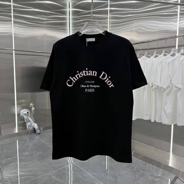 Dio 2025夏季新款 圆领T恤 个性发泡 男女同款宽松版 S M L Xl Xxl 五个码 黑色 白色 灰色